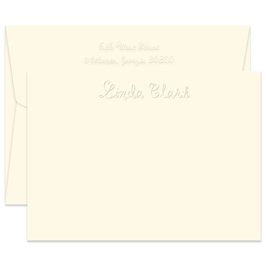 Triple Thick Dandy Note Cards - Embossed